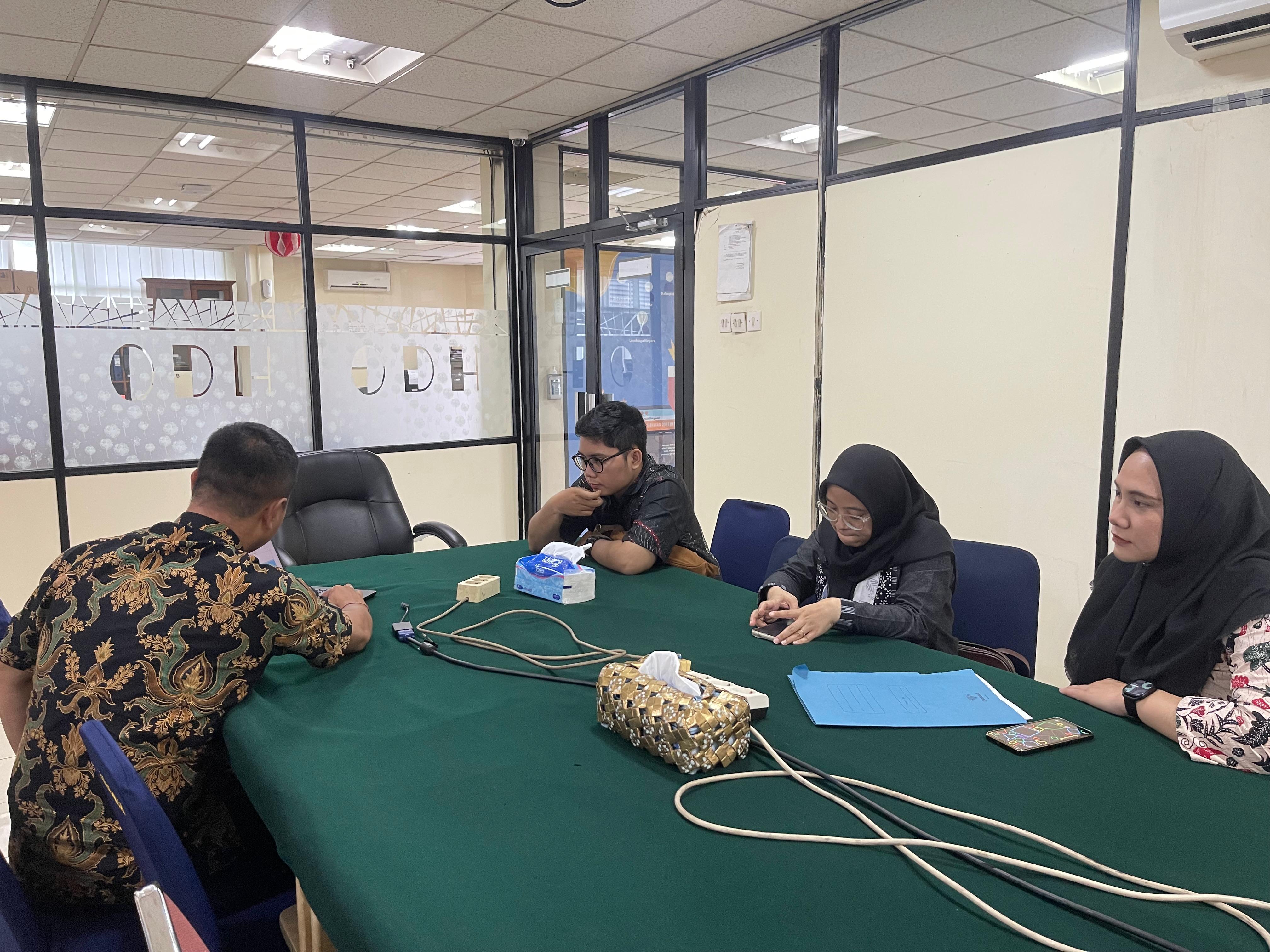 Kunjungan Kerja ke Kementerian Hukum - Badan Pembinaan Hukum Nasional