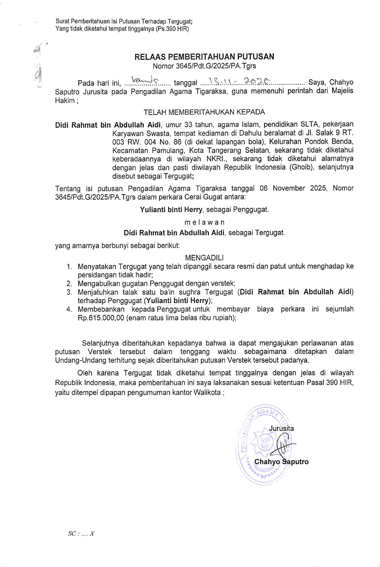 JDIH TANGSEL